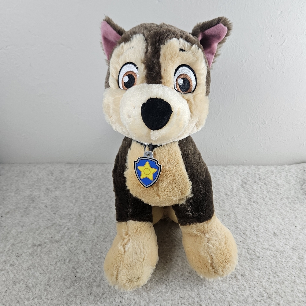 Build A Bear 2016 Chase Paw Patrol Plush Cop Dog Nickelodeon Puppy 14" No Tag